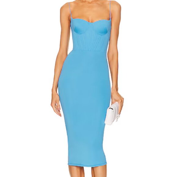Alex Perry Lane Corset / Bustier Midi Dress - Size 0 US / 4 UK - Picture 1 of 6